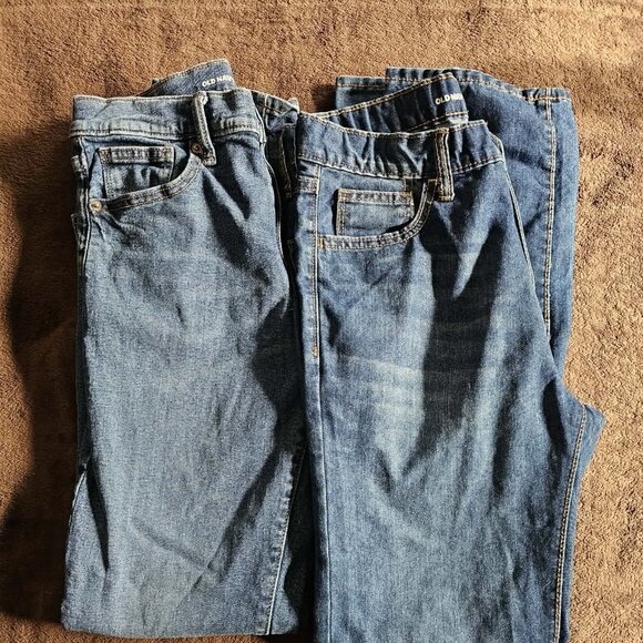 Old Navy Boys Jeans Size 16 Bundle – Straight & Tapered Blue Denim - Picture 2 of 4